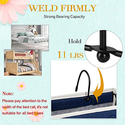 Bedside Caddy Bedside Storage Bag for Headboards/Bunk Bed - color: 1PC Navy Blue