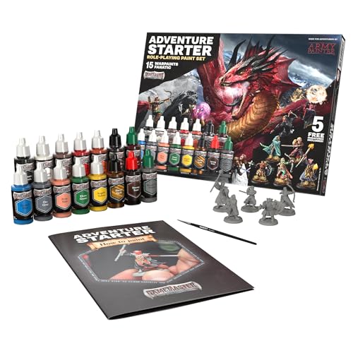 The Army Painter, GameMaster Adventure Starter Set, 15 x 18 ml - color: Adventure Starter Paint Set