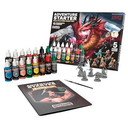 The Army Painter, GameMaster Adventure Starter Set, 15 x 18 ml - color: Adventure Starter Paint Set