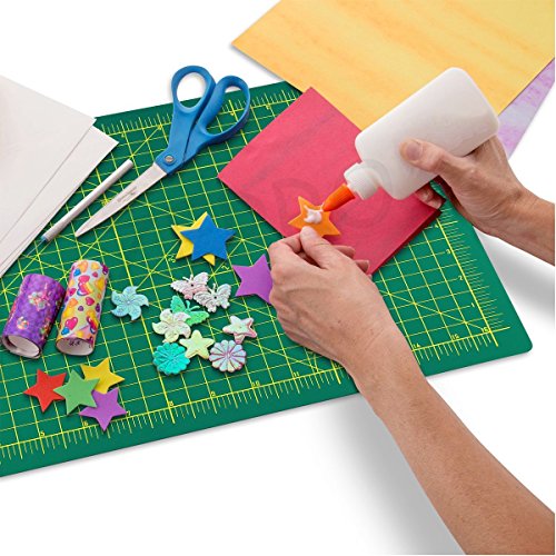 ZERRO Self Healing Cutting Mat 12" x 18" Double Sided Cutting Sewing Mat - size: 17.7"L x 11.8"W