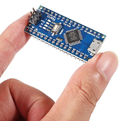 AITRIP 5pcs for Nano Board CH340/ATmega+328P Without USB Cable, Micro USB Nano Board ATmega328P 5V 16M Micro-Controller Board Compatible with Arduino Nano V3.0 - color: 5PCS