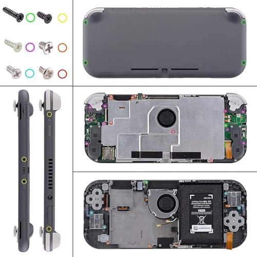 eXtremeRate DIY Replacement Shell for Nintendo Switch Lite, The Classic SwitchCube Style NSL Handheld Controller Housing w/Screen Protector, Custom Case Cover for Nintendo Switch Lite - color: Classic SwitchCube Style