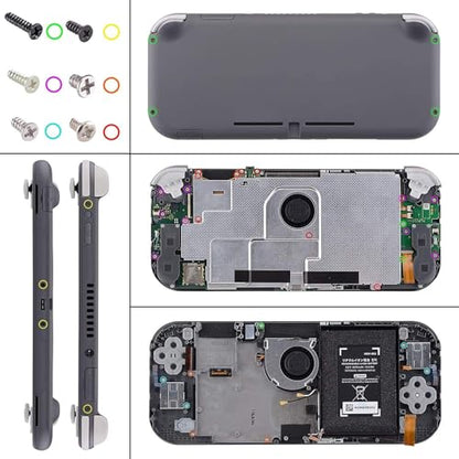 eXtremeRate DIY Replacement Shell for Nintendo Switch Lite, The Classic SwitchCube Style NSL Handheld Controller Housing w/Screen Protector, Custom Case Cover for Nintendo Switch Lite - color: Classic SwitchCube Style