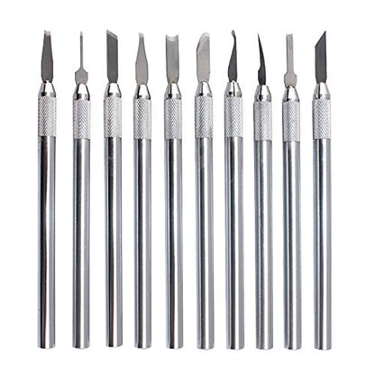 NIUPIKA Wax Carvers Carving Knives Pottery Clay Sculpting Tool Set Steel Modeling Hand Tool