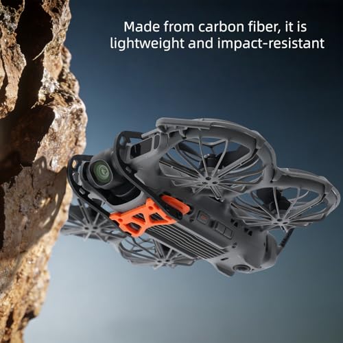 Gimbal Bumper Guard for DJI Neo 2, Carbon Fiber Anti-Collision Lens Protective Bar for Neo 2 Drone Camera Protector