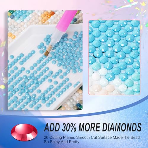 Diamond Art Kits for Adults, Sunset Diamond Painting Kit, 12 x 16 Inch - color: CYDP1P05