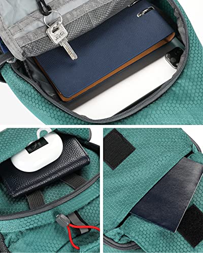 WATERFLY Packable Sling Backpack Lightweight Crossbody Bag Travel Daypack - color: Green