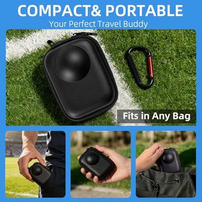 Camera Protective Kit Compatible with DJI Osmo 360 -Includes Lens Protector,Tempered Glass Screen Protector, Silicone Case with Lens Cover, Camera Bag with Metal Buckle