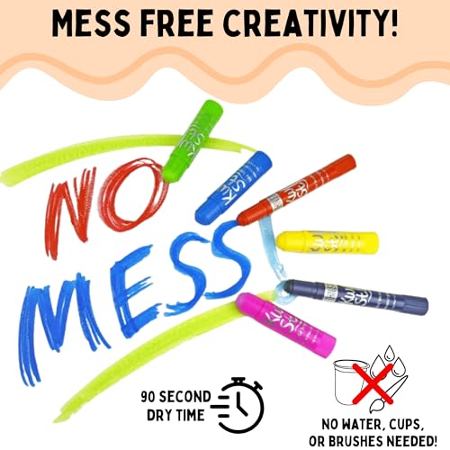 The Pencil Grip Kwik Stix Solid Tempera Paint 30 Colors Including, Pastel, Jewel and Earth Tones TPG-681