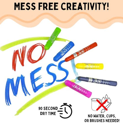 The Pencil Grip Kwik Stix Solid Tempera Paint 30 Colors Including, Pastel, Jewel and Earth Tones TPG-681