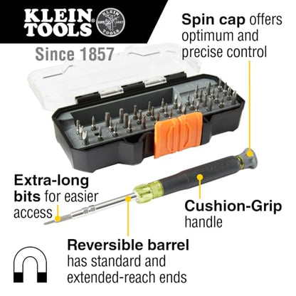 Klein Tools 80066 Precision Driver Set with Case, 2-Piece, Multi-Bit Screwdriver and All-in-One Multi-Function Repair Tool Set, 39 Bits Including Tamperproof Bits for Apple Products - style: Screwdriver Set and 15-in-1 Screwdriver
