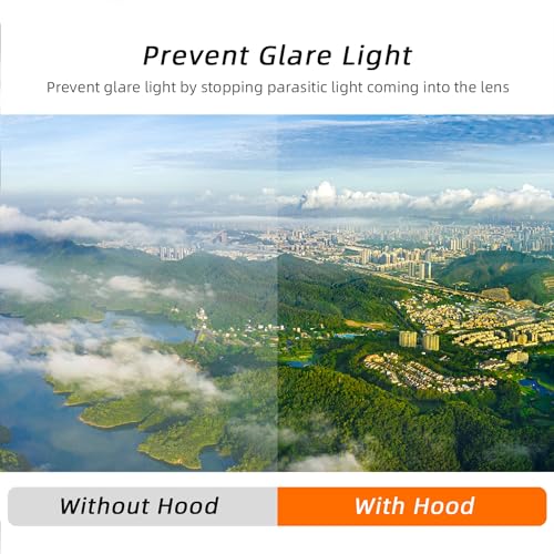 Lens Hood Protective Cover for DJI AIR 3, Drone Accessories Gimbal Lens Cap Sun Shade Camera Protector