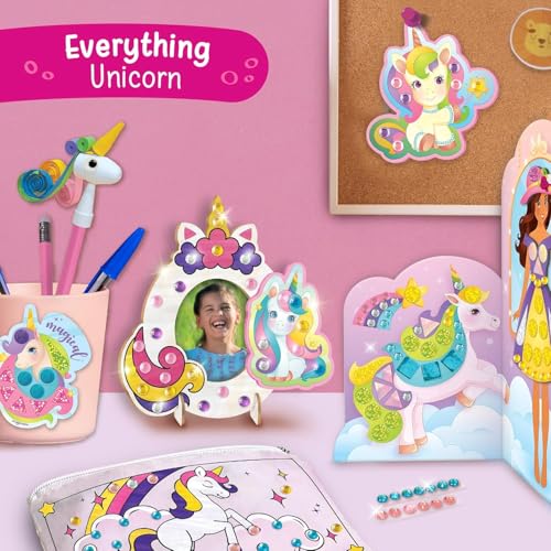 Imagimake Unicorn Craft Kit, 20 Mess-Free Creative Activities for Girls - style: Unicorn Craft Kit