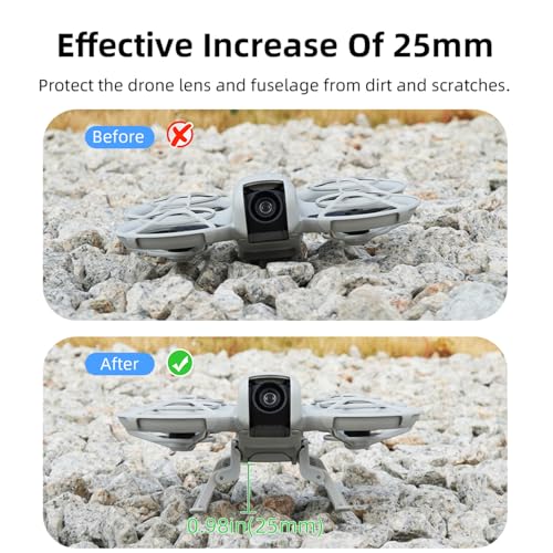 Landing Gear Extensions for DJI Neo Drone, Foldable Height Extended Leg for DJI Neo Accessories