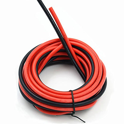 10awg Sillicone Electrical Wire Cables 2 Colors 10ft - size: 2 Colors each 10FT, style: 10AWG
