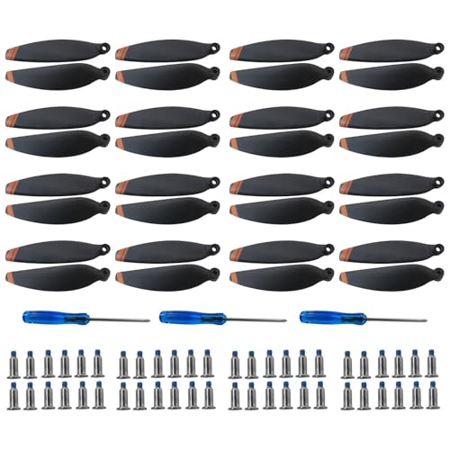 Propellers for DJI Mini 4K/ Mini 2/ Mini SE and Mini 2 SE Drone, 32pcs Low-Noise Mini Propeller Blade, Quick-Release Props Wings for Drone