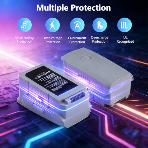 Mavic Air 2S Intelligent Flight Replacement Battery 2 Pack, 3750mAh 34 Mins Max Flight Time Battery for DJI Mavic Air 2/DJI Air 2S Drone