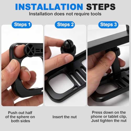 Foldable Tablet Holder for DJI RC-N1/N2, Fits 4.7-12.9" Phones & iPads
