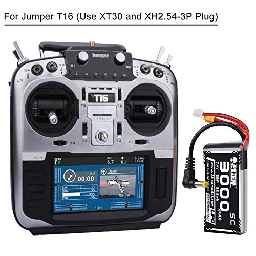 3000mAh 2S LiPo Fatshark FPV Goggles Battery 7.4V with XT30/DC5.5 Plug