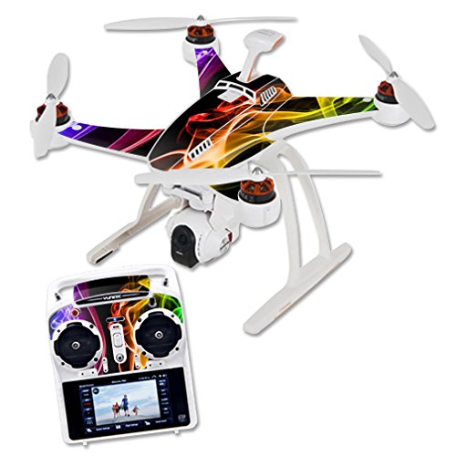 MightySkins Skin Compatible with Blade Chroma Quadcopter Drone wrap Cover Sticker Skins Bright Smoke