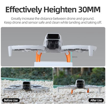 BTG Spider Landing Gear for DJI Flip Drone Accessories Landing Legs Extension (Grey)