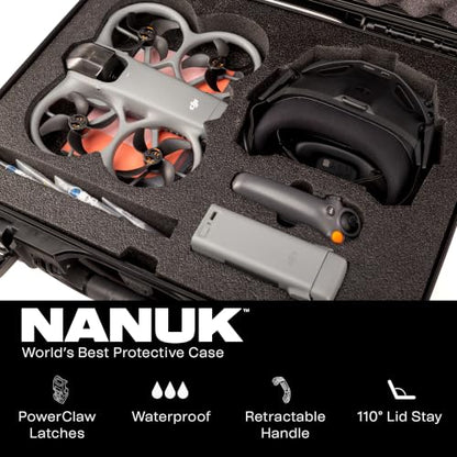 NANUK 930 DJI™ Avata 360 - Waterproof Hard Case with Drone Foam Insert - color: Black