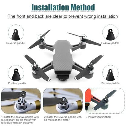 NQEUEPN 32pcs Propellers for DJI Mavic Mini1 Drone, Low Noise Replacement Blades with Screws and Screwdriver Drone Propeller Blades Replacement Backup 4726 Blade Propellers