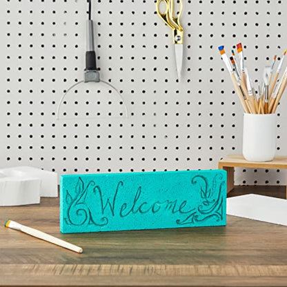 Juvale Foam Rectangle Blocks for Crafts - 12 in x 4 in x 1 in, White, 12 Pack - Cuttable & Paintable for Diorama Foam Boards & Sheets, Model Making & School Projects - size: Medium