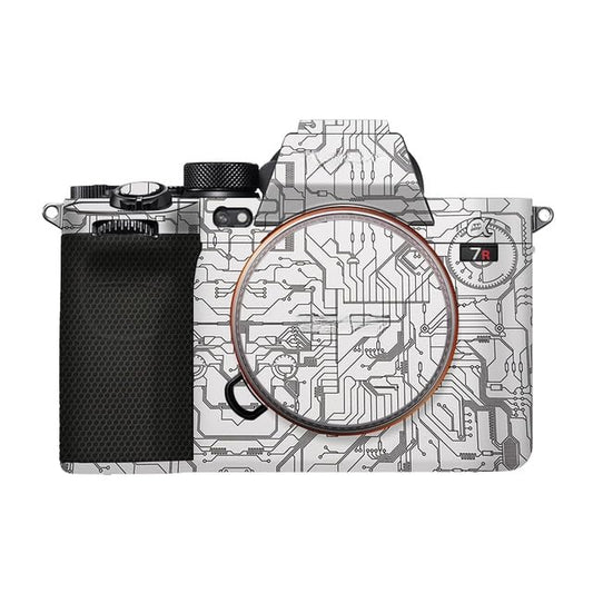 Anti-Scratch Camera Cover Skin Sticker for Sony Alpha A7RV A7R5 A7RM5 Protector Vinyl Film Skin Protective Decoration (Circuit White) - color: Circuit White