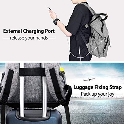 Hap Tim Laptop Backpack, Travel Backpack for Women,Work Backpack (7651-BG) - color: Blue Grey
