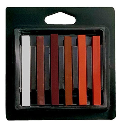 Pacific Arc - Sketching Pastel Set, 6pc, Semi-soft, Traditional Earth Tones - color: Earth Tones | Semi-Soft