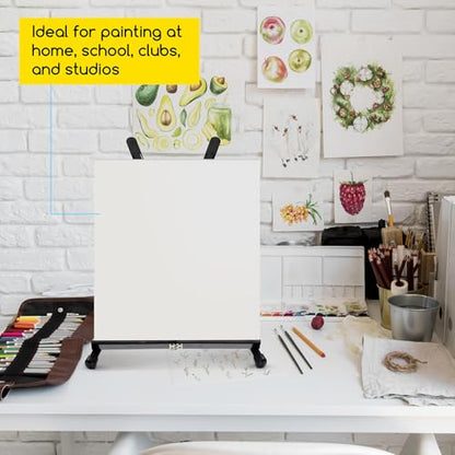MEEDEN Metal Tabletop Easel Stand: Small Tripod Stand for Painting Display - size: 1-Pack