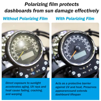 Polarized Film Sheets 2 PCS 7.8x11.8inches/20x30cm Adhesive Polarizer Linear Polarizing Filter for Screen Educational Physics