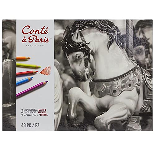 Conté à Paris 48 Count Assorted Pastel Pencils - style: 48 Count - Assorted