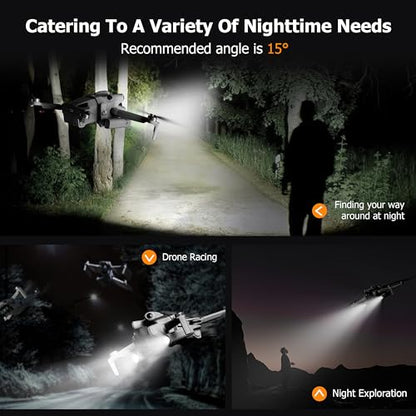 STARTRC PHOTO LED Night Flight Aassist Light for DJI Mini 4 Pro Accessories,Searchlight Night Flight/Emergency Flashers/Flight Light Headlight for DJI Mini 4 Pro