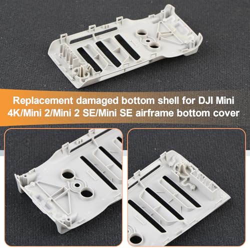 for DJI Mini 2 Bottom Shell Replacement for DJI mini 4k/mini 2/mini 2 se/mini se Body Frame Bottom Assembly Replacement Drone Part Accessories (Bottom Shell)
