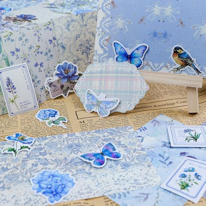 600pcs Vintage Scrapbook Paper,Junk Journal Paper,Scrapbook Supplies Kit