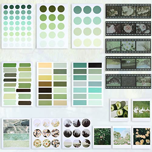 114 Pcs Aesthetic Scrapbook Kit DIY Junk Journaling Supplies, Nice Style - style: Nice Style