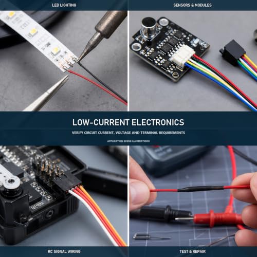 TUOFENG 30 AWG Silicone Wire, 6 Colors, 66 ft Each, Stranded Tinned Copper - size: 30 AWG Stranded 6 Colors 66 ft