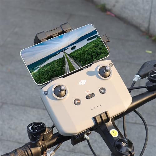 Bicycle Mount Bracket Adapter for DJI RC-N3/N2/N1 Remote Control, Cycling Bike Handlebar Holder Clamp Clip Base for DJI Air 3 3S/Mini 4 Pro/Mini 2 3 3Pro/Flip/Neo/Mini 5 Pro Controller Accessory