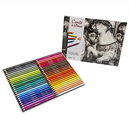 Conté à Paris 48 Count Assorted Pastel Pencils - style: 48 Count - Assorted
