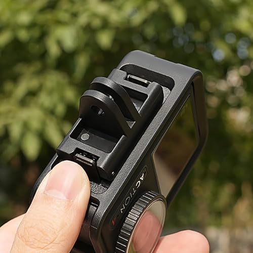 OKFUN 2 PCS Magnetic Quick Release Adapter Mount Base for DJI OSMO Action 5 Pro,Multifunctional Osmo Action 4/3 Magnet Bracket with Dual-Claws Accessories,Attachable Tripod, Selfie,Vlogging