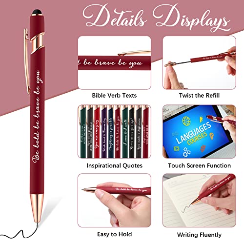 Kosiz 30 Pcs Inspirational Pens Motivational Quotes Ballpoint Stylus