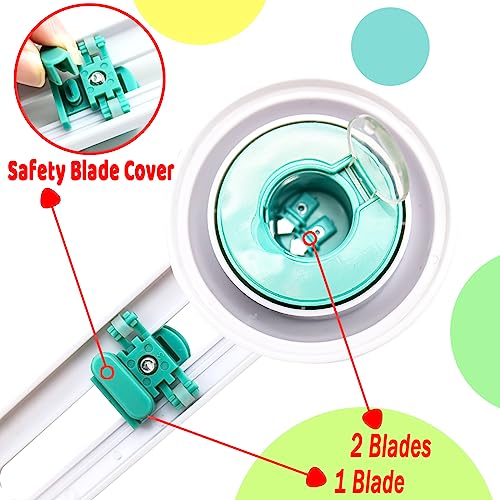 Circle Cutter, Craft Circle Cutters for Crafts, Cut Diameter 4'' to 12.5'' - color: Green