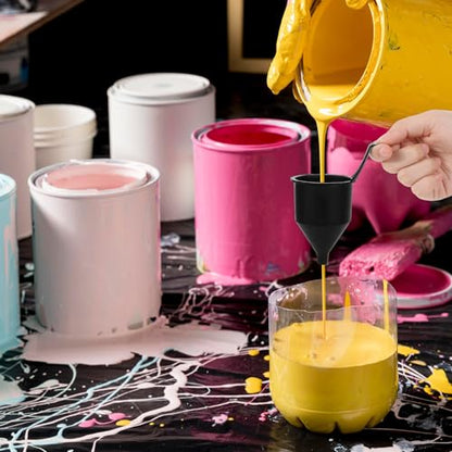 Liquid Consistency Thickness Cup, Viscosity Measuring Cup Measure Paint Varnish Lacquer Inks Replace SG244, Viscosimeter to Measure Paint, 2 PCS