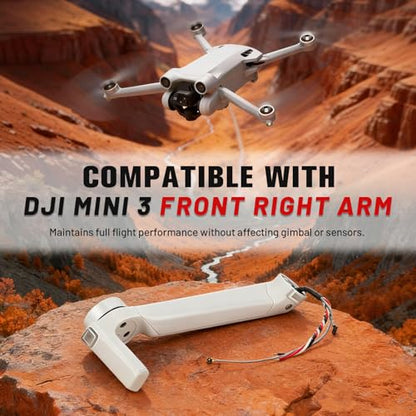 Mini 3 Drone Motor Arm Assembly Replacement Front Right Arm Compatible with DJI Mini 3 Spare Parts - style: Front Right