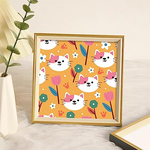 6x6" Cardstock Single Sided Scrapbooking,Craft Decorative Scrap Book Paper - color: 24sheets-cat