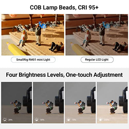 SmallRig RM01 Mini LED Video Lighting Kit, Lume Cube Portable Camera Light - size: 1 Pack