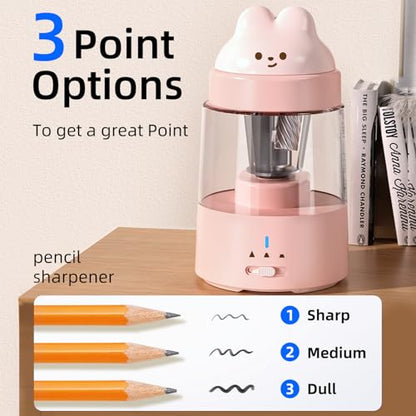 ZMOL Electric Pencil Sharpeners for Colored Pencils (6-8mm),Rechargeable