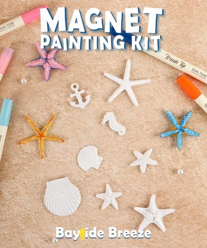 Grabie Magnet Painting Kit, DIY Fridge Magnets, Bayside Breeze - color: Bayside Breeze